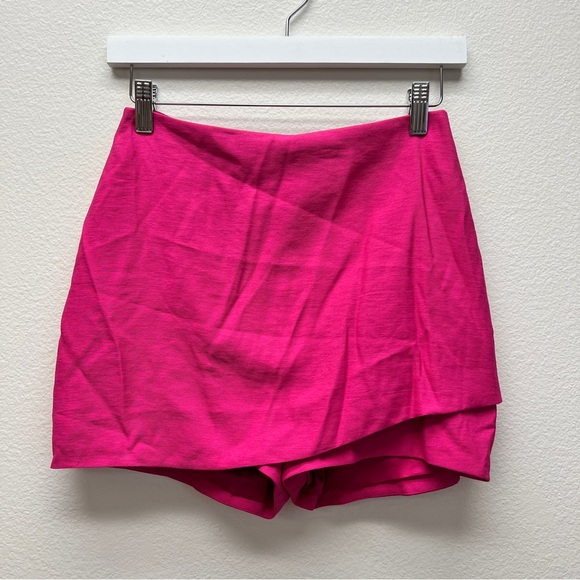 NWT Fuchsia Pink The Sei Mini Skort Shorts Skirt Sz 0 - Picture 1 of 5